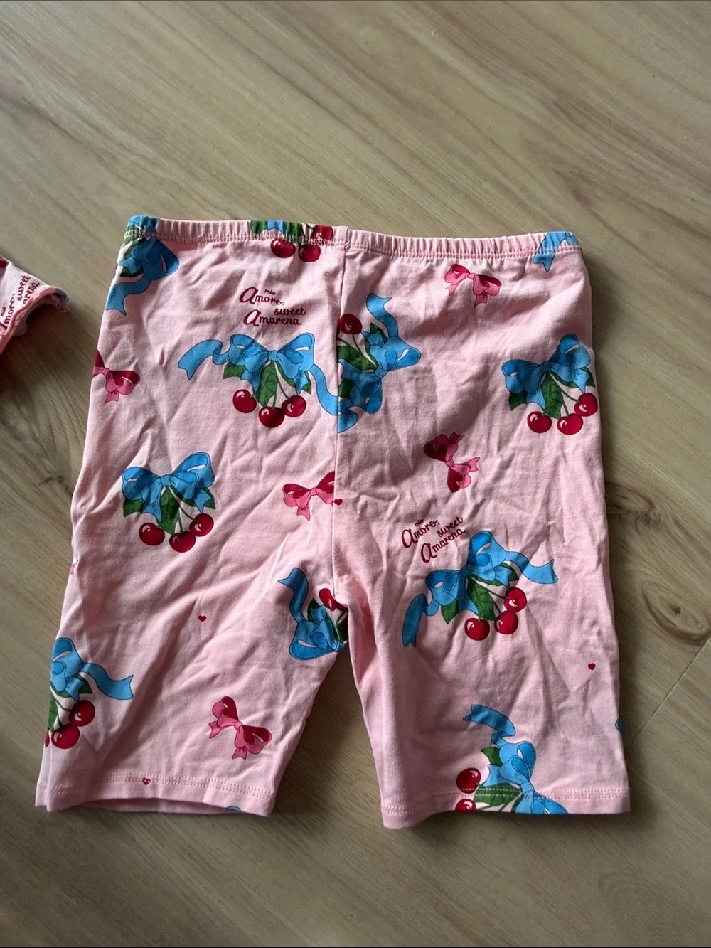 NWT Girls' Konges Slojd Pink Cherry Bow Set